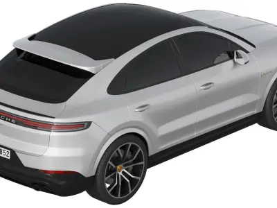 Porsche Cayenne E-Hybrid Coupe 2024 3D model