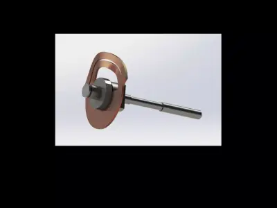 Metal Locking Pin 3D print model