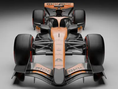 Mclaren 2026 F1 car concept  3D model