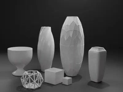 Decorative Vases  3D model