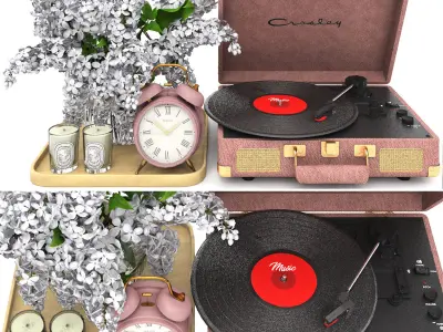 decorative set 02 3D model