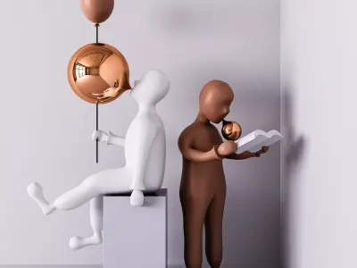 Modern Sculpture 3D model purchase