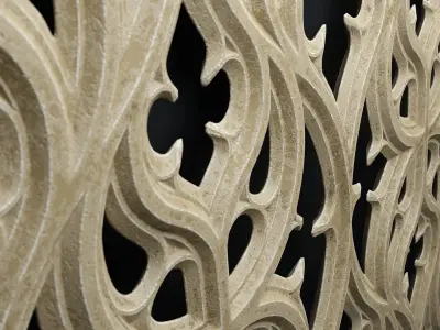 Paneling belonging to Carlisle Cathedral  1842 V3 3D model