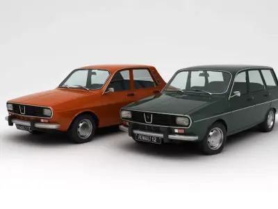 Renault 12 TL -SW Pack 3D model
