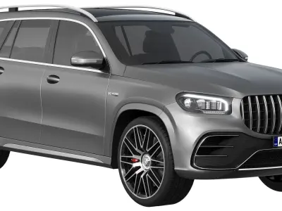 Mercedes-Benz GLS63 AMG 2024 3D model