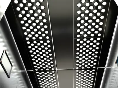 Realistic Elevator 3D model