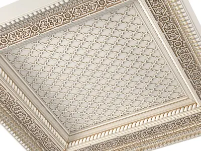 Ceiling in oriental style Arabic eastern decorative ceiling 3D model