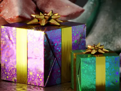 Cute christmas decor 3D model