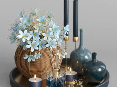 decorative set  21  22  23 3D model