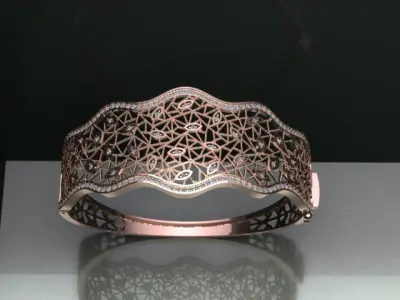 Gold Bracelet  3D print model
