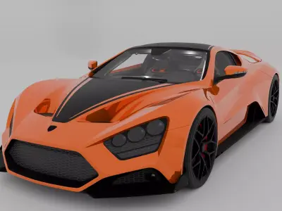 Zenvo TS1 GT 3D model