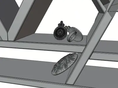 Triangular shelf HG2 3D model