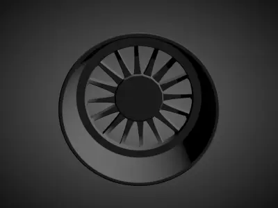 OZ RACING SUPER TURISMO scalable and printable rims 3D print model