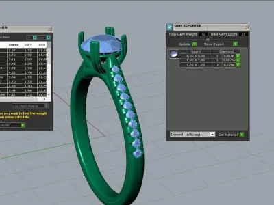 ring code  464 3D print model