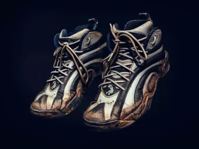 Old Reebok scan Free 3D model