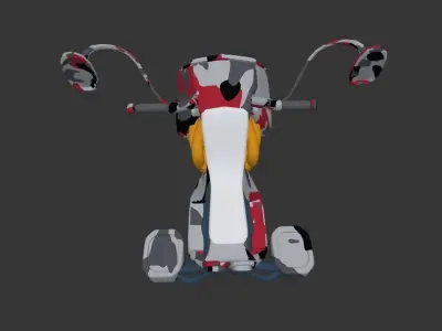 Sci-fi bike  3D model