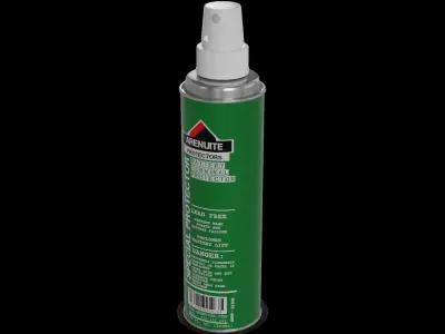 Oil and lubricants Car Care - Oil and Lubricants Low-poly 3D model