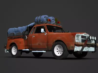 Transportation pickup 3D model