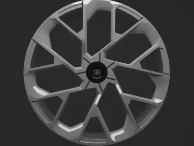 Bugatti Wheel 3D model