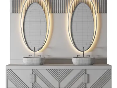 Luxury Bathroom 230 3D model