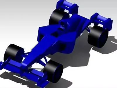 f1 car 3D print model
