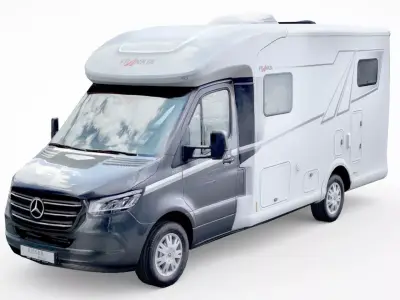 camper Frankia T7 Neo GDK Mercedes Sprinter Low-poly 3D model