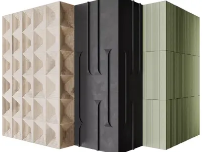 Decorative Wall 3d Panel 05 3D model