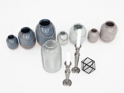 Accessories set 18 3D model