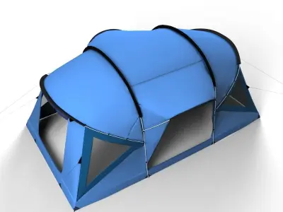 3d Tent camping 3D model