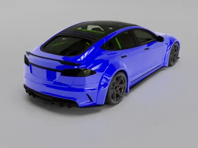 Tesla Model S Prior Design 3D model