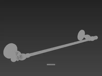 Ottoman Mansion Towel Long 60cm 3D model