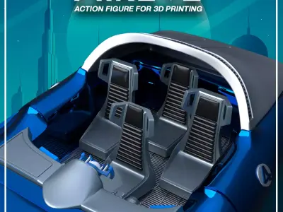 Fantasticar  Compatible with Marvel Legends 1 12 Scale 3D print model