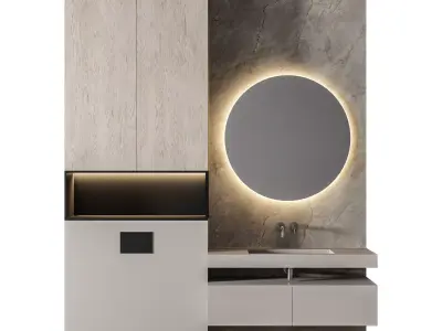 Luxury Bathroom 232 3D model