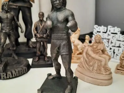 BOXER boxe boxing OLD SCHOOL BOXING ATHLETE 3D print model