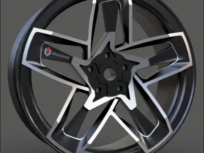 CAR WHEEL 012 3D model