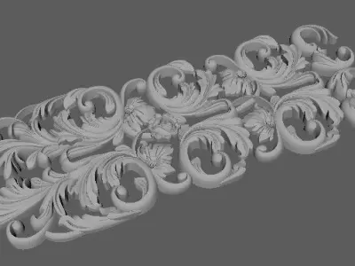 dekor ornament 3D model shop