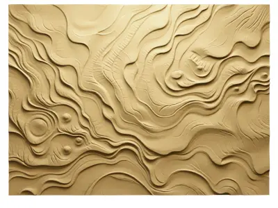 modern panel wall decor set relief stl mural CNC 162 3D model
