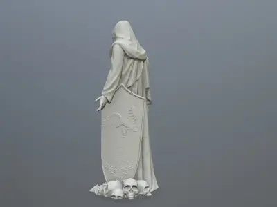 Man Statue 3D print model