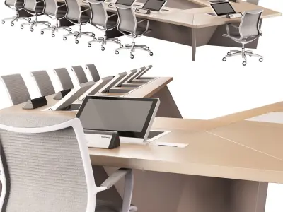 Conference Set 02 3D model