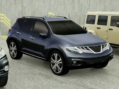 15 Low Poly SUVs Low-poly 3D model