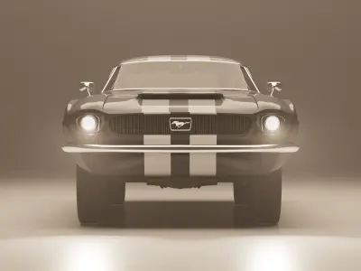 Ford Mustang 1967 3D model