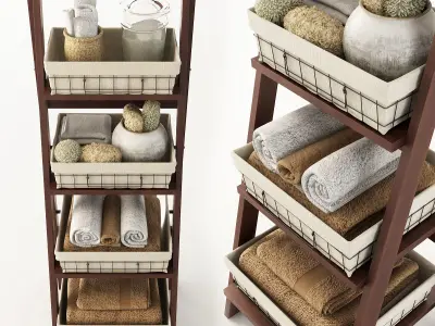 Decor for bathrooms 3D model