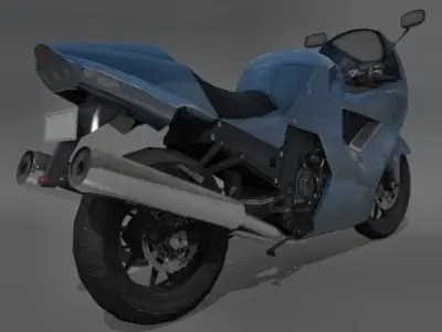 Razor RZX-1000 Low-poly 3D model