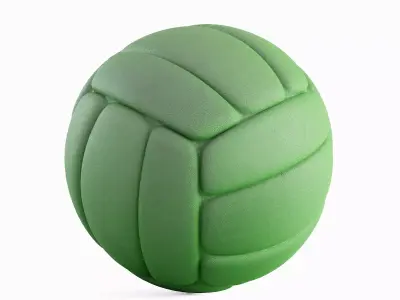 Simple Volleyball Ball 03 3D model