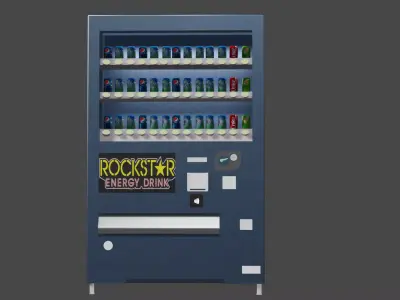 Vending Machine  Free low-poly 3D model