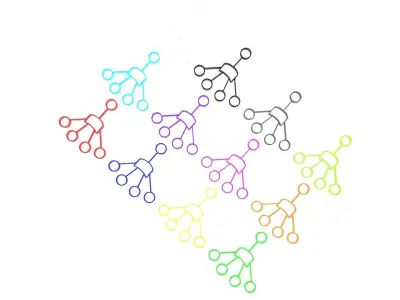 Rubber Finger Grippers Set 3D model