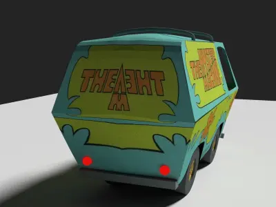 Mystery Machine 3D model