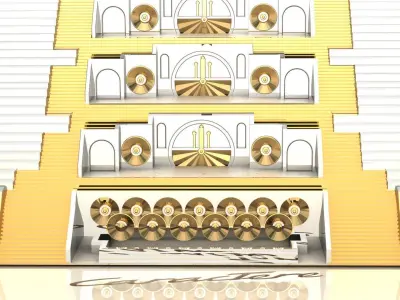 Cascade Pendant Free 3D print model