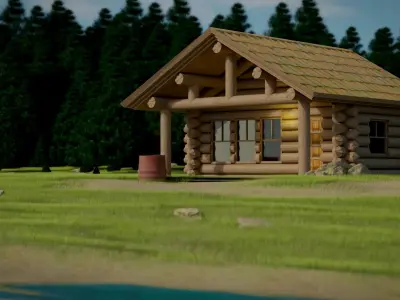 House Free 3D model 6