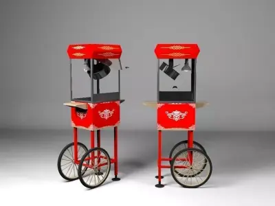 Popcorn Car 3D model